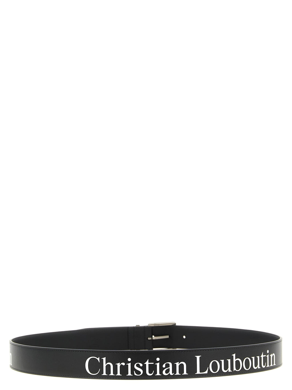 Schwarzer Kalbsleder Gürtel Regular Christian Louboutin