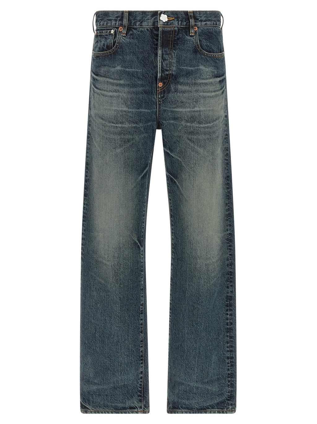 Blaue Jeans aus Baumwolle im geraden Schnitt Kenzo