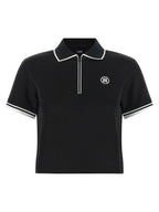 Schwarzes Poloshirt aus Polyester Amiri