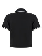 Schwarzes Poloshirt aus Polyester Amiri