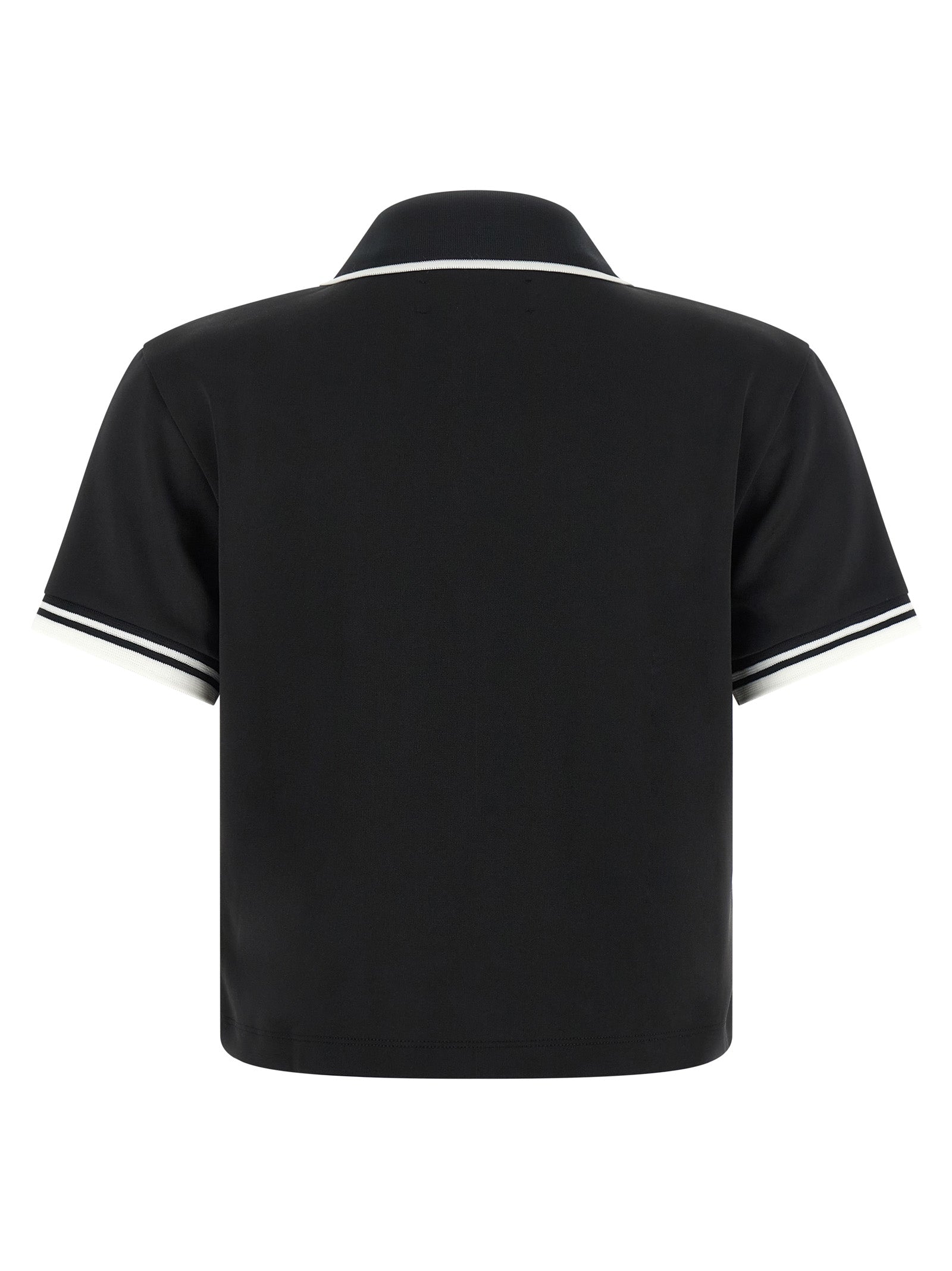 Schwarzes Poloshirt aus Polyester Amiri