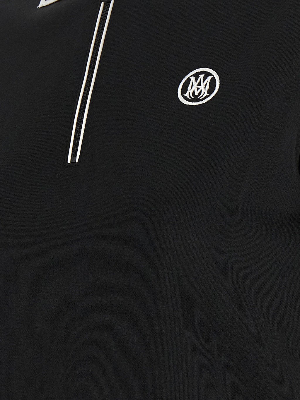 Schwarzes Poloshirt aus Polyester Amiri