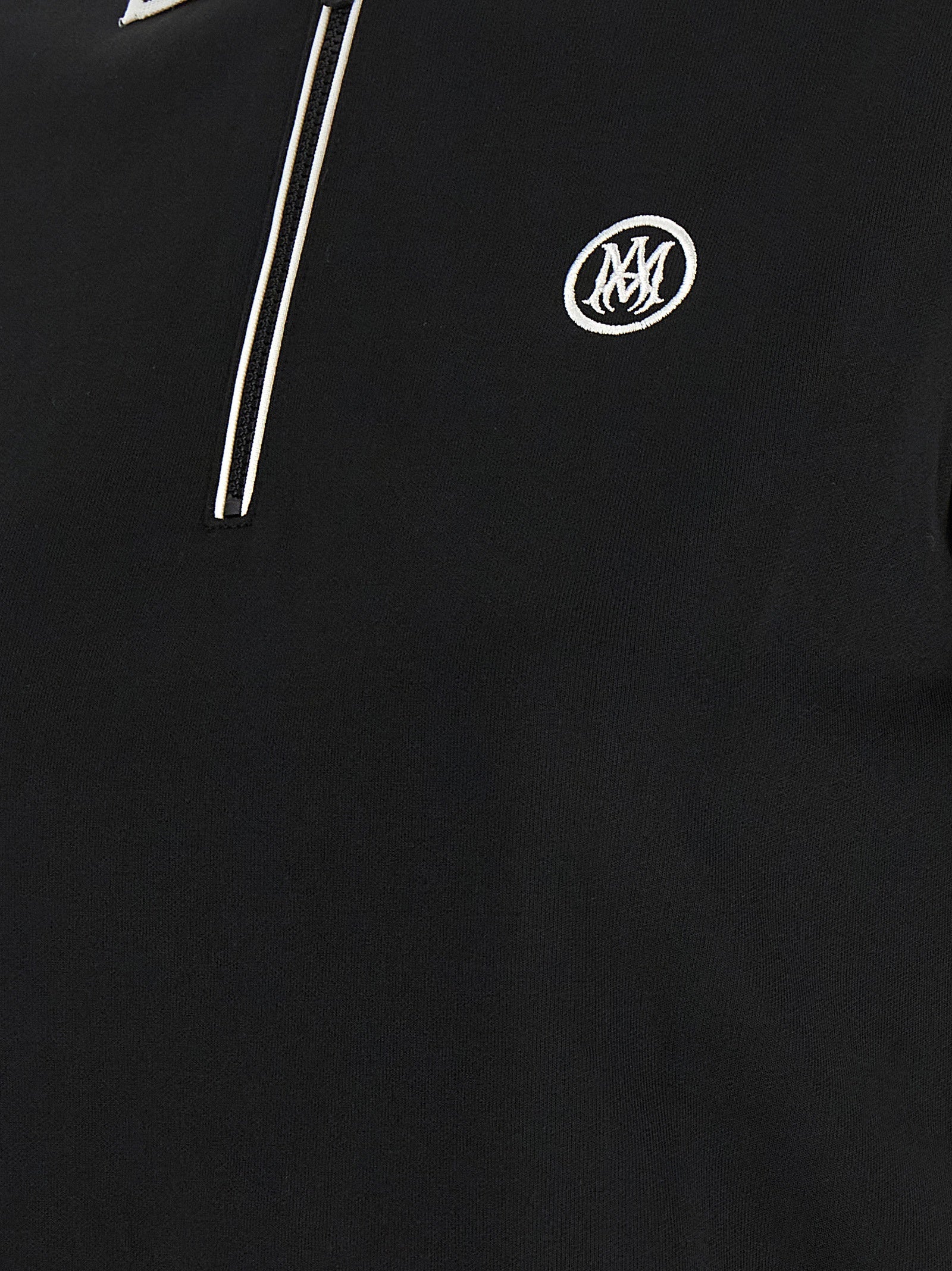 Schwarzes Poloshirt aus Polyester Amiri
