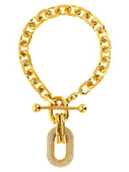 Goldfarbene Halskette Paco Rabanne