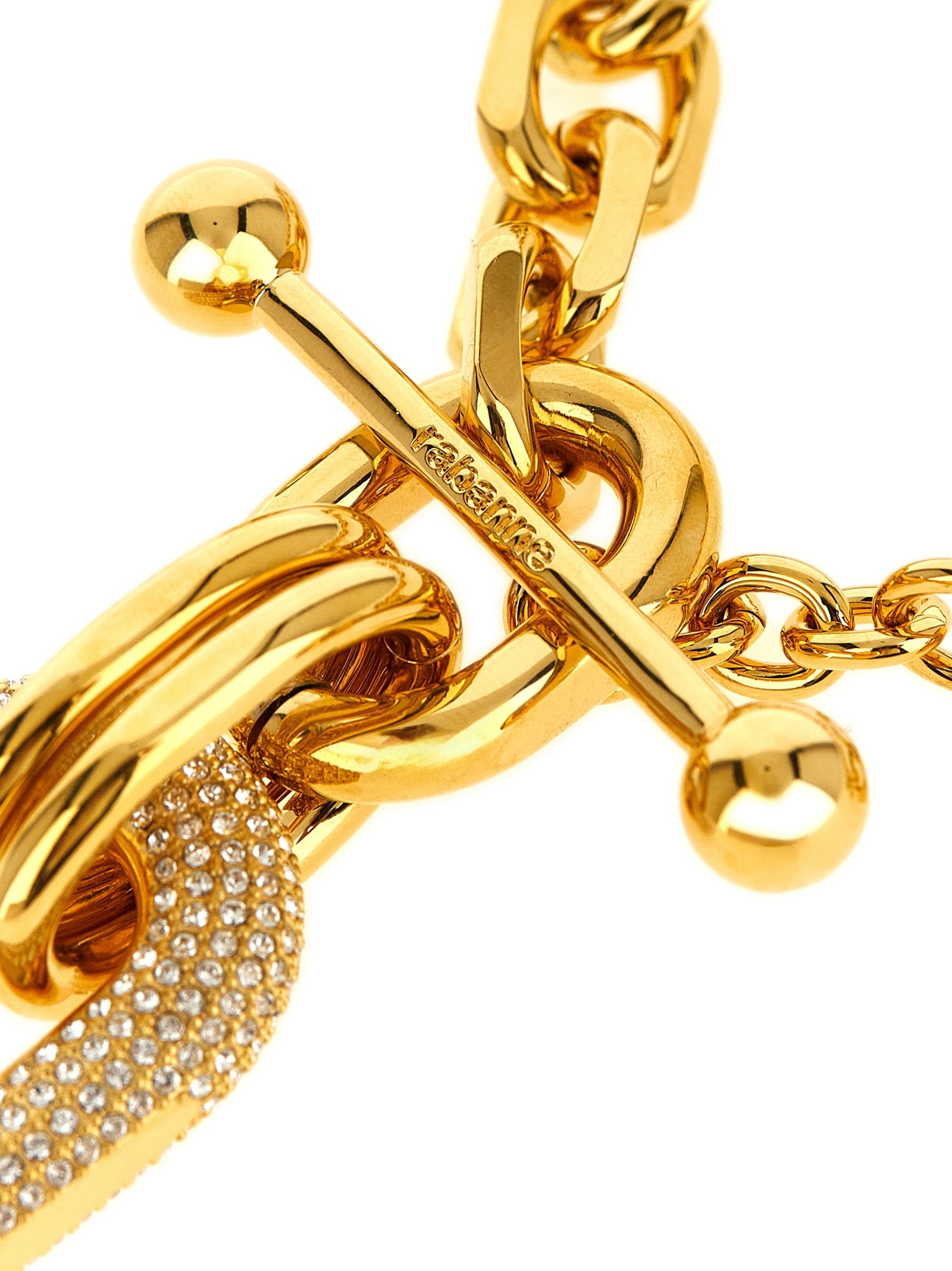 Goldfarbene Halskette Paco Rabanne