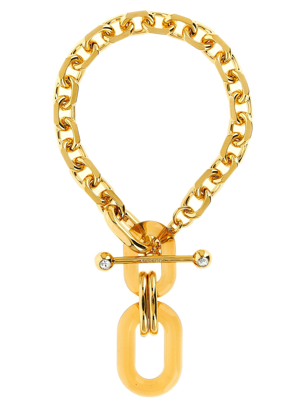 Goldfarbene Halskette Paco Rabanne