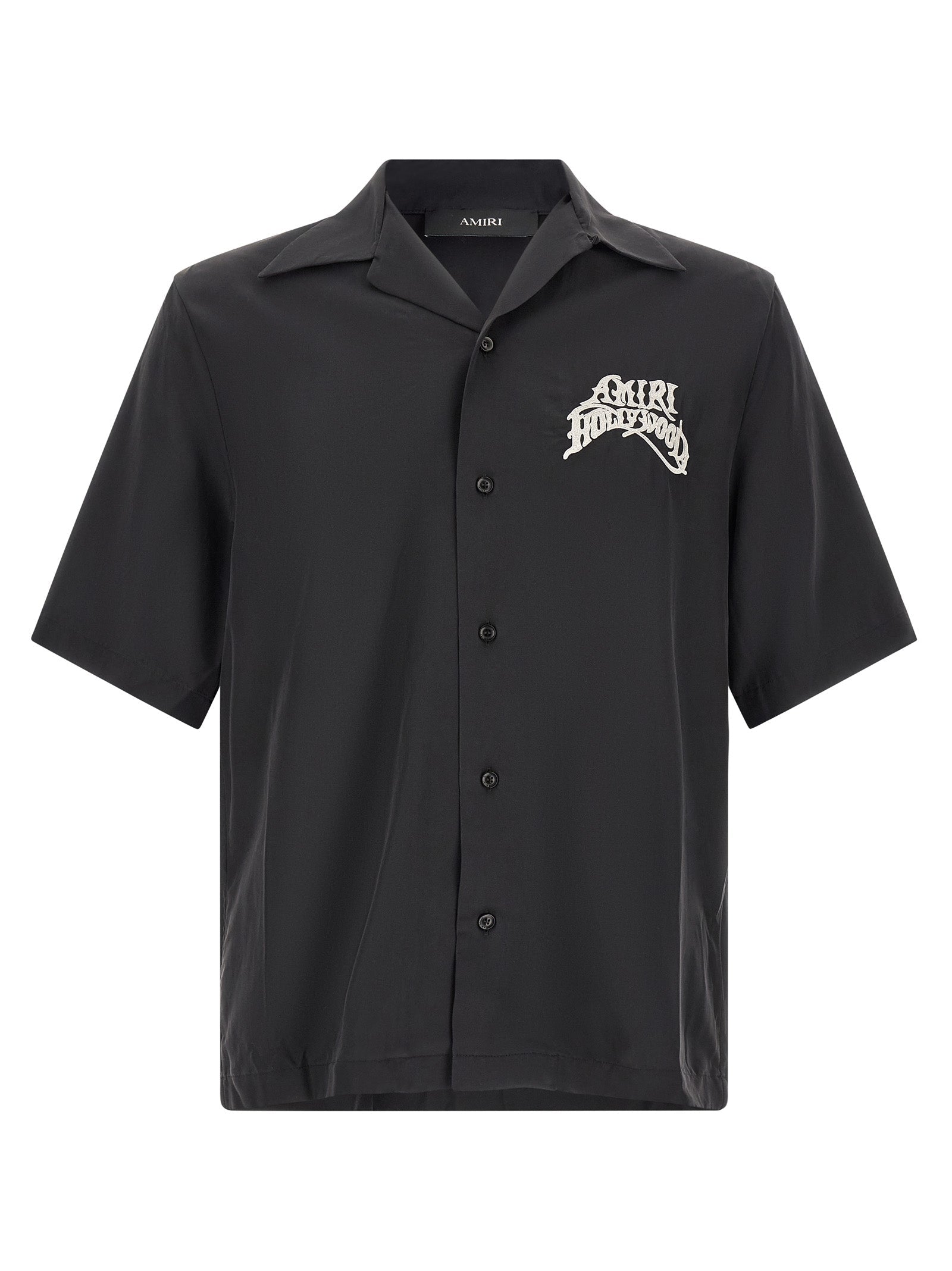 Schwarze Modal-Bluse Amiri