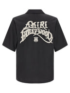 Schwarze Modal-Bluse Amiri