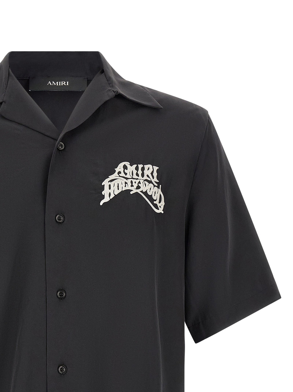 Schwarze Modal-Bluse Amiri