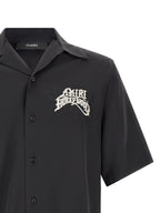 Schwarze Modal-Bluse Amiri