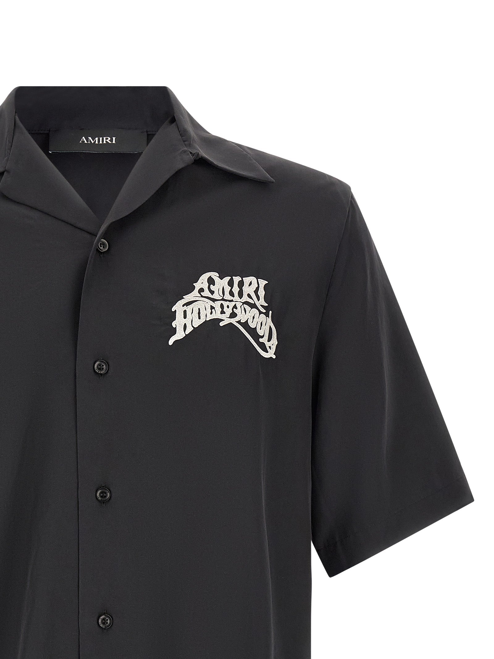 Schwarze Modal-Bluse Amiri