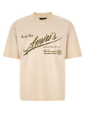 Beiges Baumwoll-T-Shirt Amiri