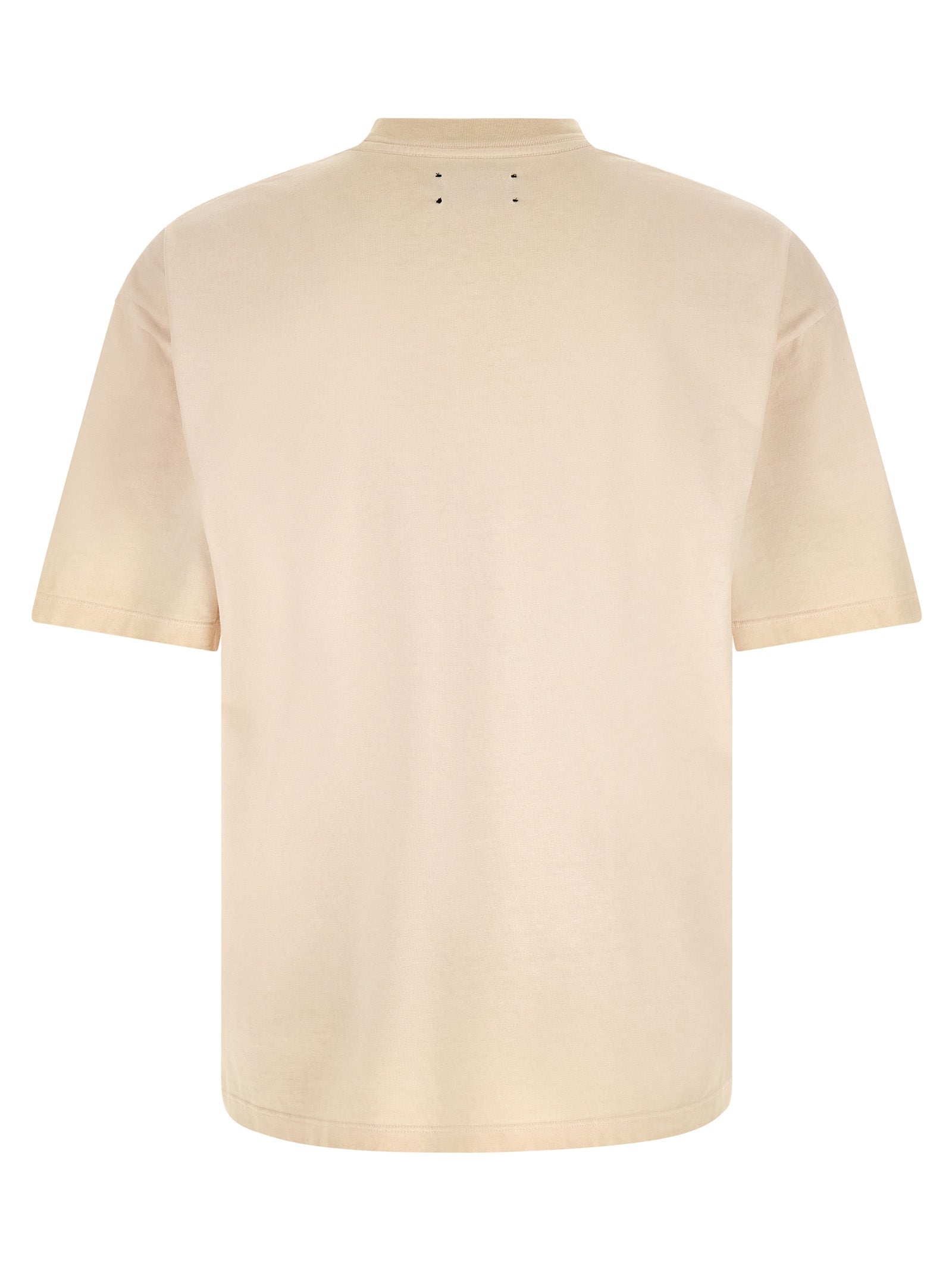 Beiges Baumwoll-T-Shirt Amiri