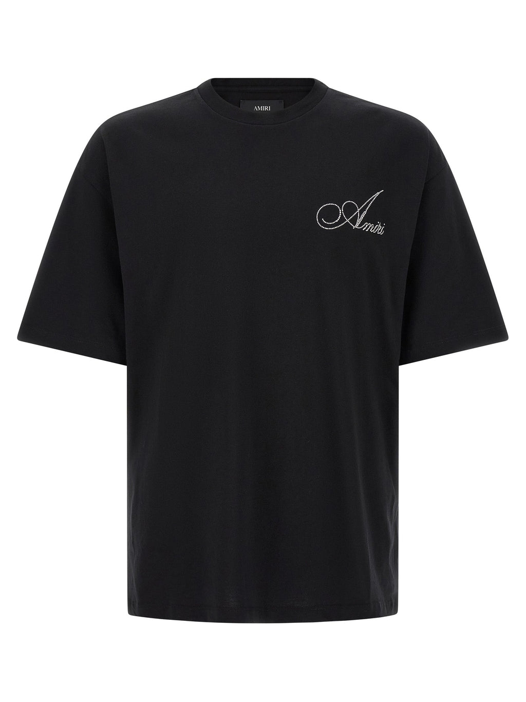 Schwarzes Baumwoll-T-Shirt Amiri