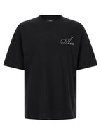 Schwarzes Baumwoll-T-Shirt Amiri