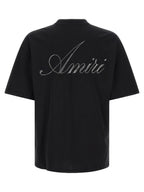 Schwarzes Baumwoll-T-Shirt Amiri