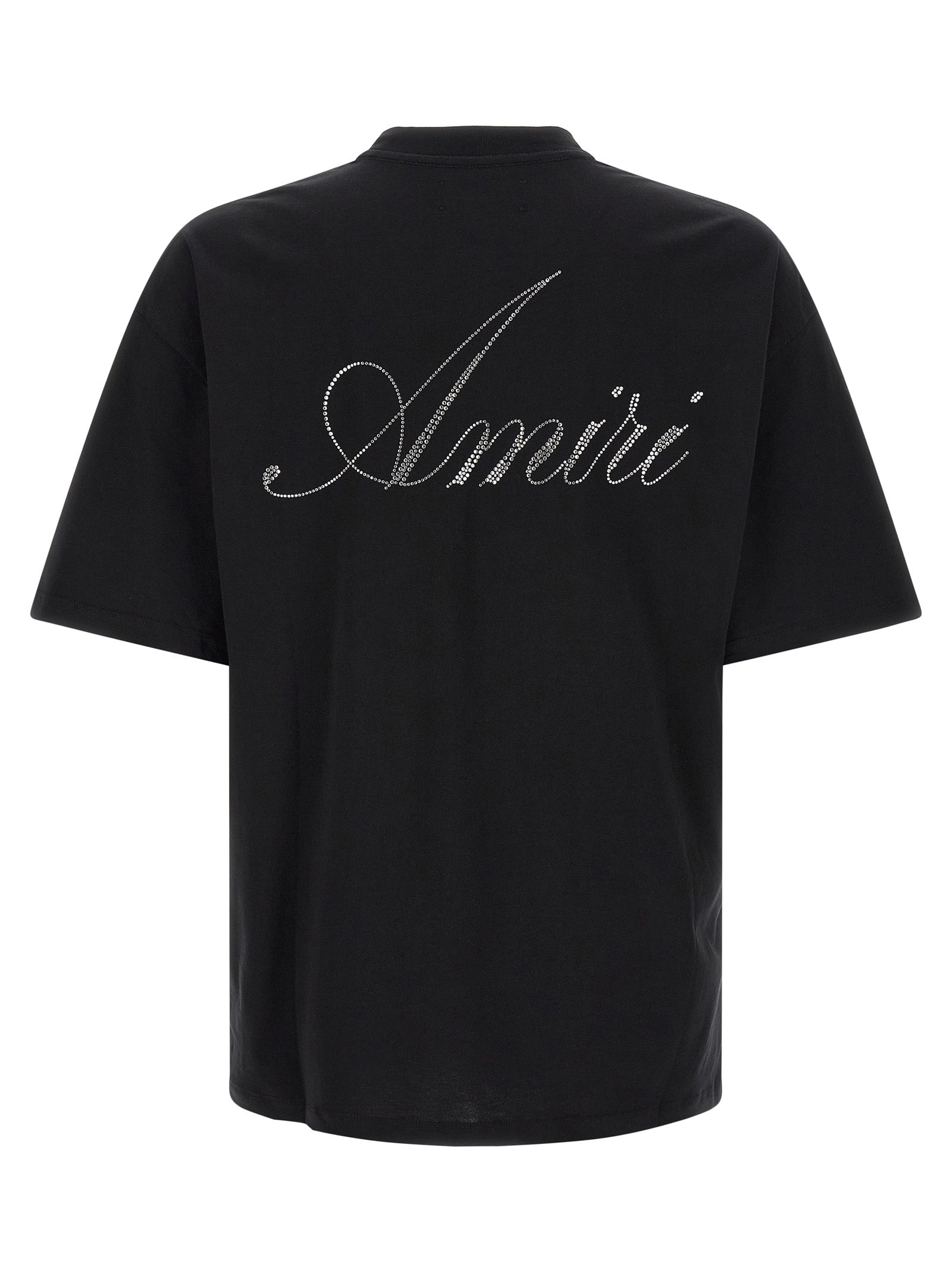 Schwarzes Baumwoll-T-Shirt Amiri