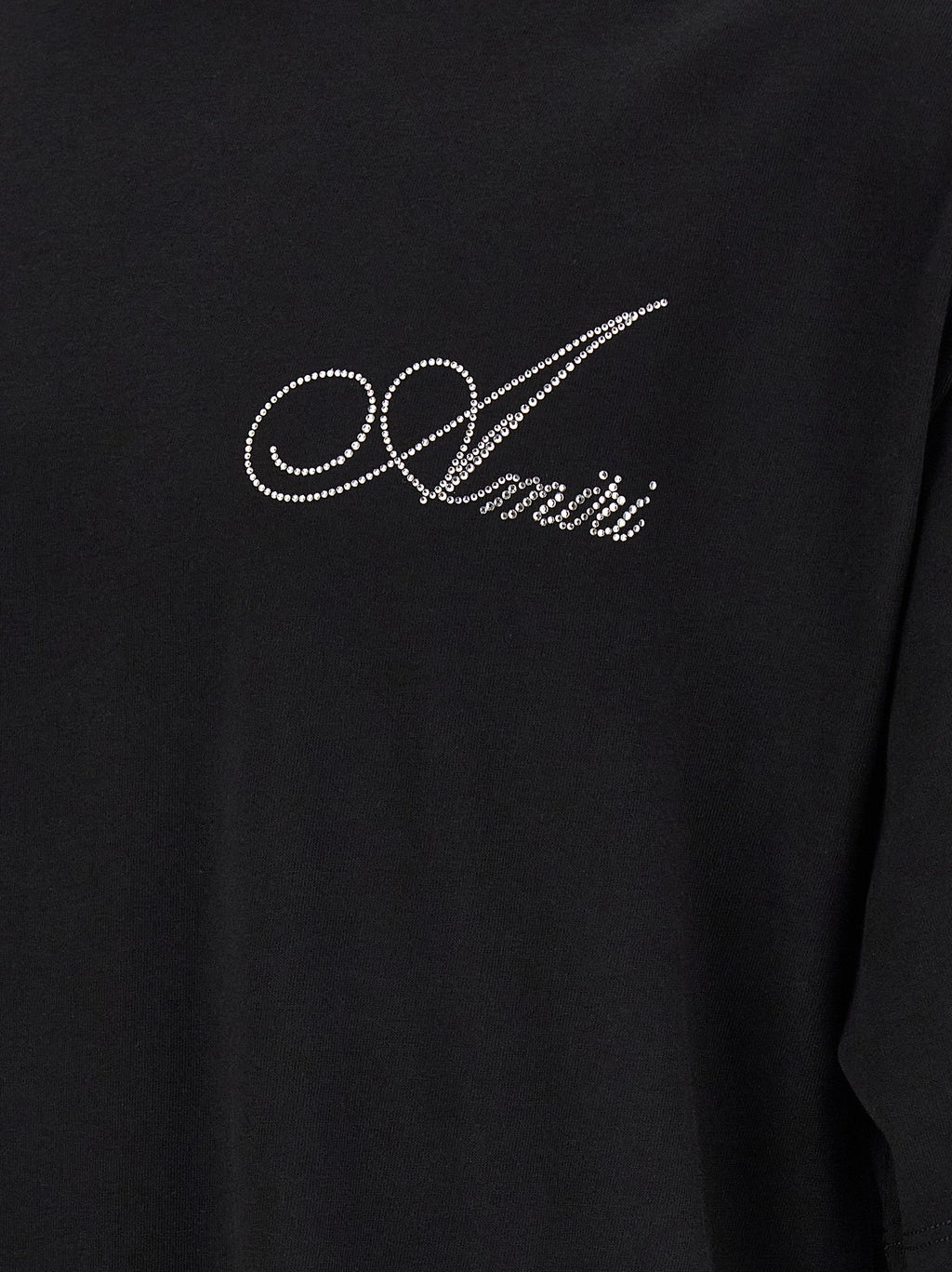 Schwarzes Baumwoll-T-Shirt Amiri