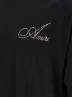 Schwarzes Baumwoll-T-Shirt Amiri