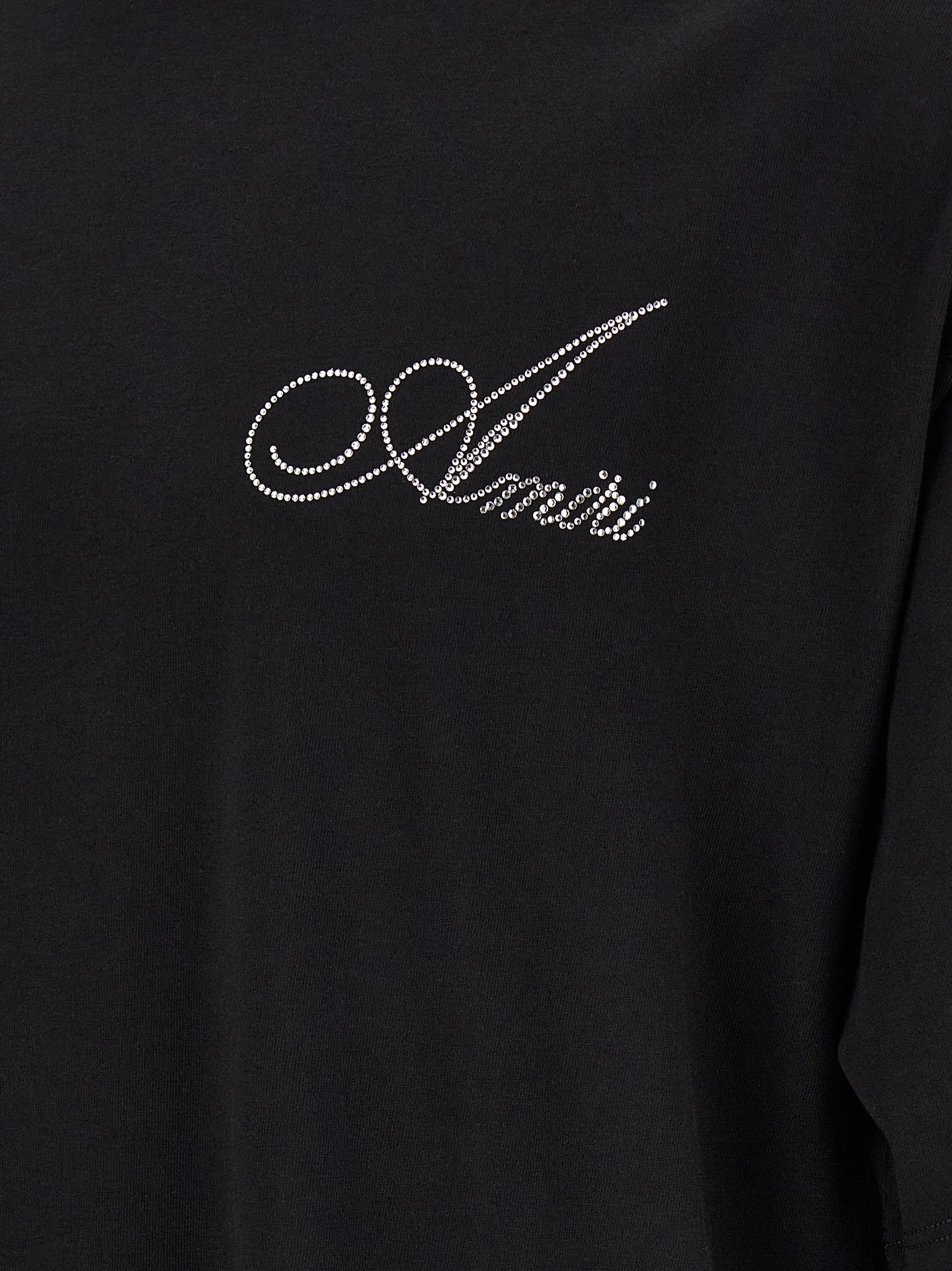 Schwarzes Baumwoll-T-Shirt Amiri