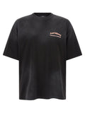 Schwarzes Baumwoll-T-Shirt Amiri