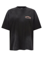 Schwarzes Baumwoll-T-Shirt Amiri
