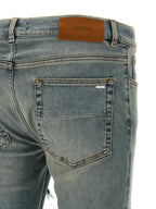 Blaue Baumwoll-Skinny-Jeans Amiri