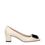 Beige Leather Mid Heel Pumps Tom Ford