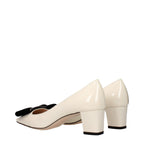 Beige Leather Mid Heel Pumps Tom Ford