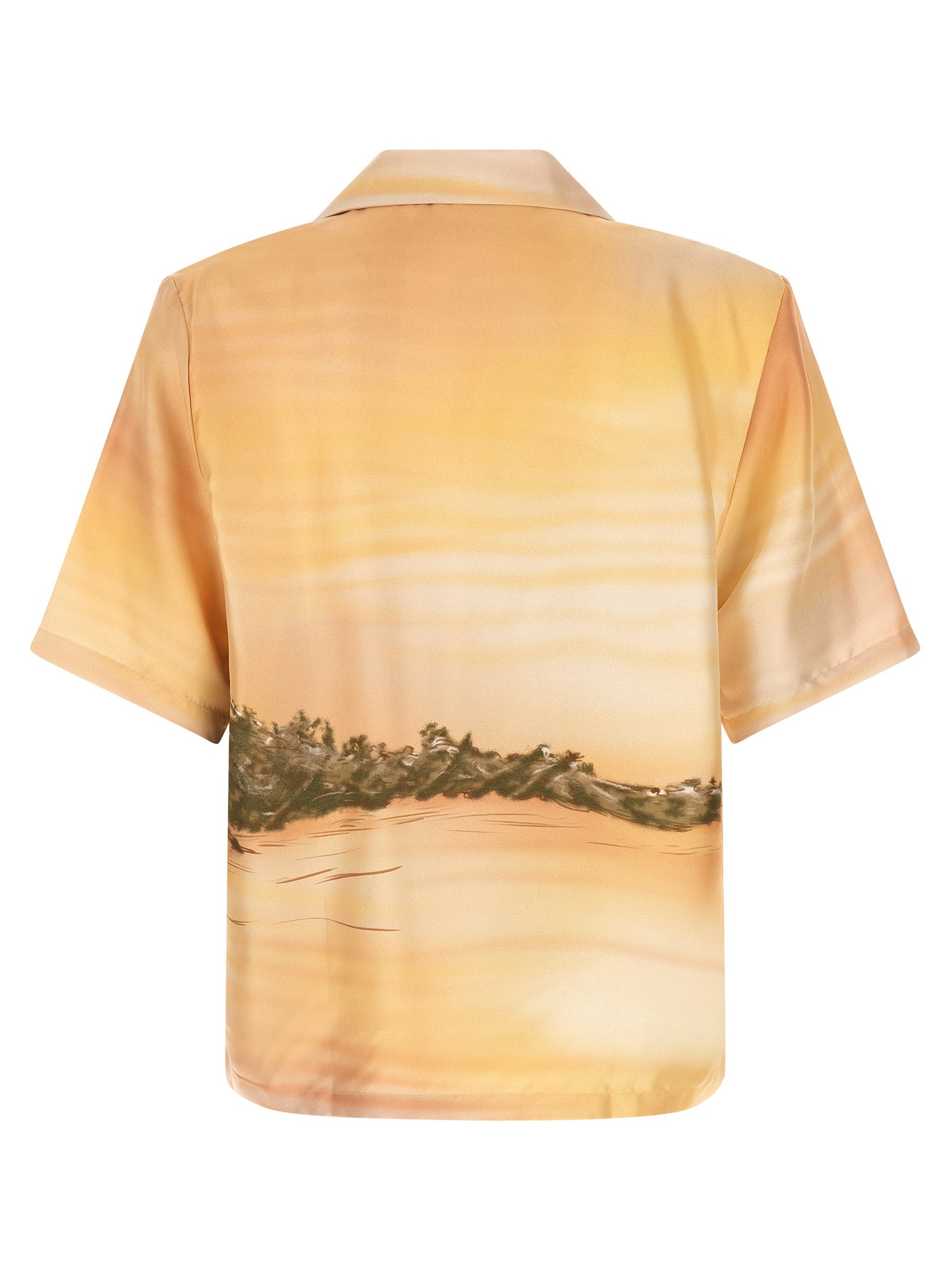 Mehrfarbige Seidenbluse Amiri