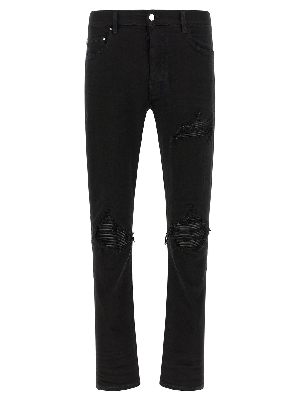 Schwarze Baumwoll-Jeans im Slim Fit Amiri