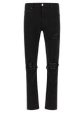 Schwarze Baumwoll-Jeans im Slim Fit Amiri