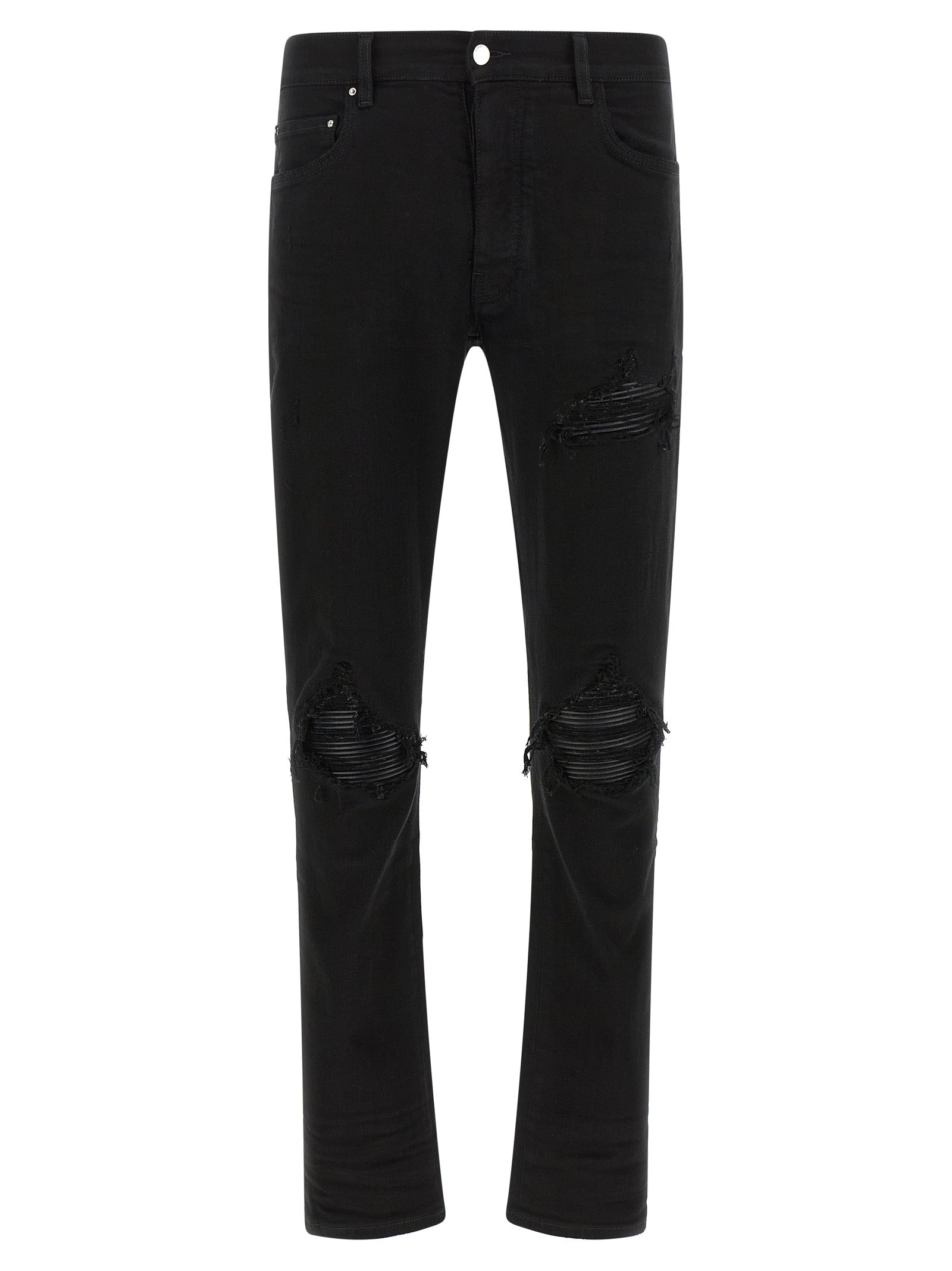 Schwarze Baumwoll-Jeans im Slim Fit Amiri