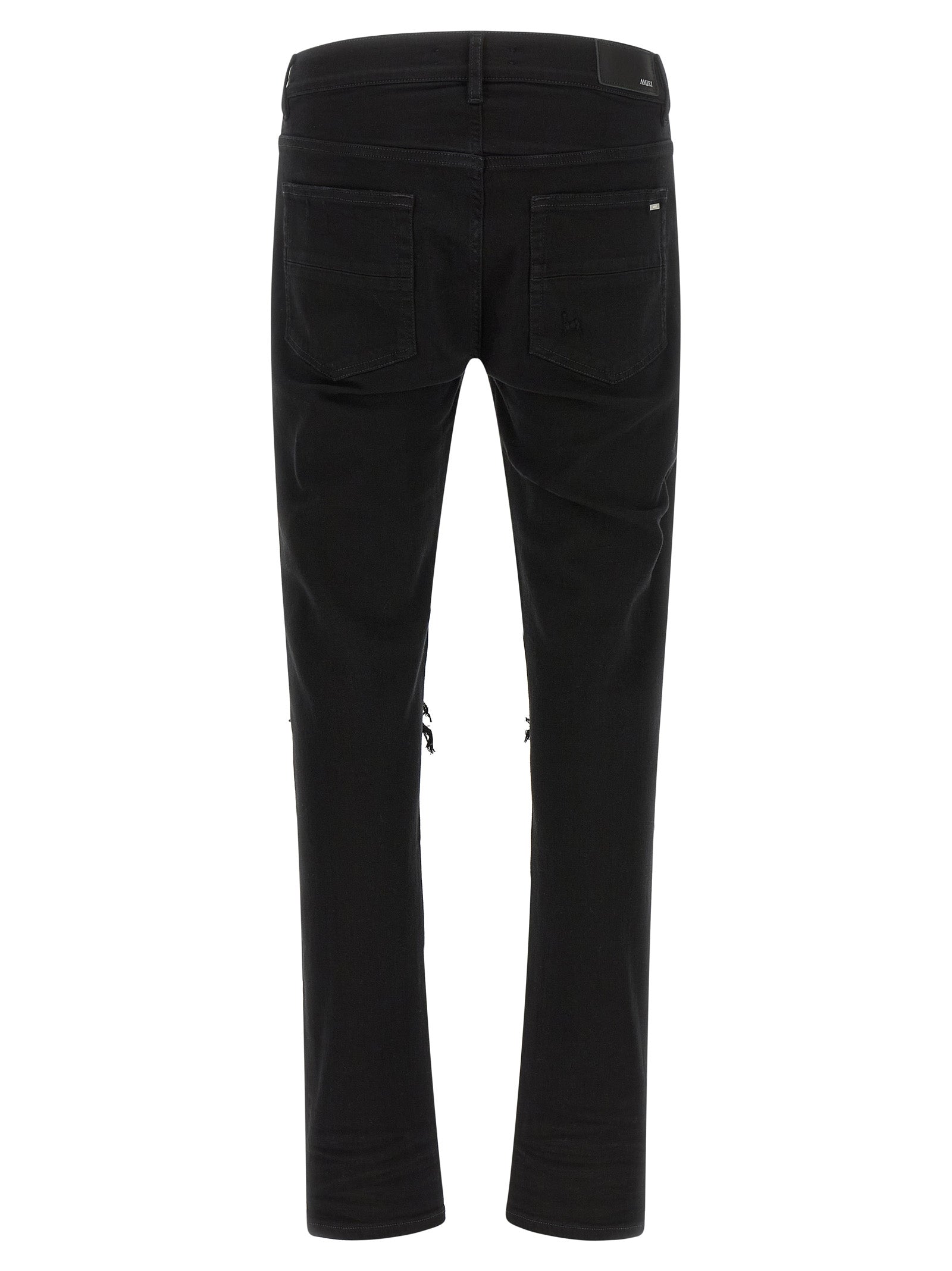 Schwarze Baumwoll-Jeans im Slim Fit Amiri