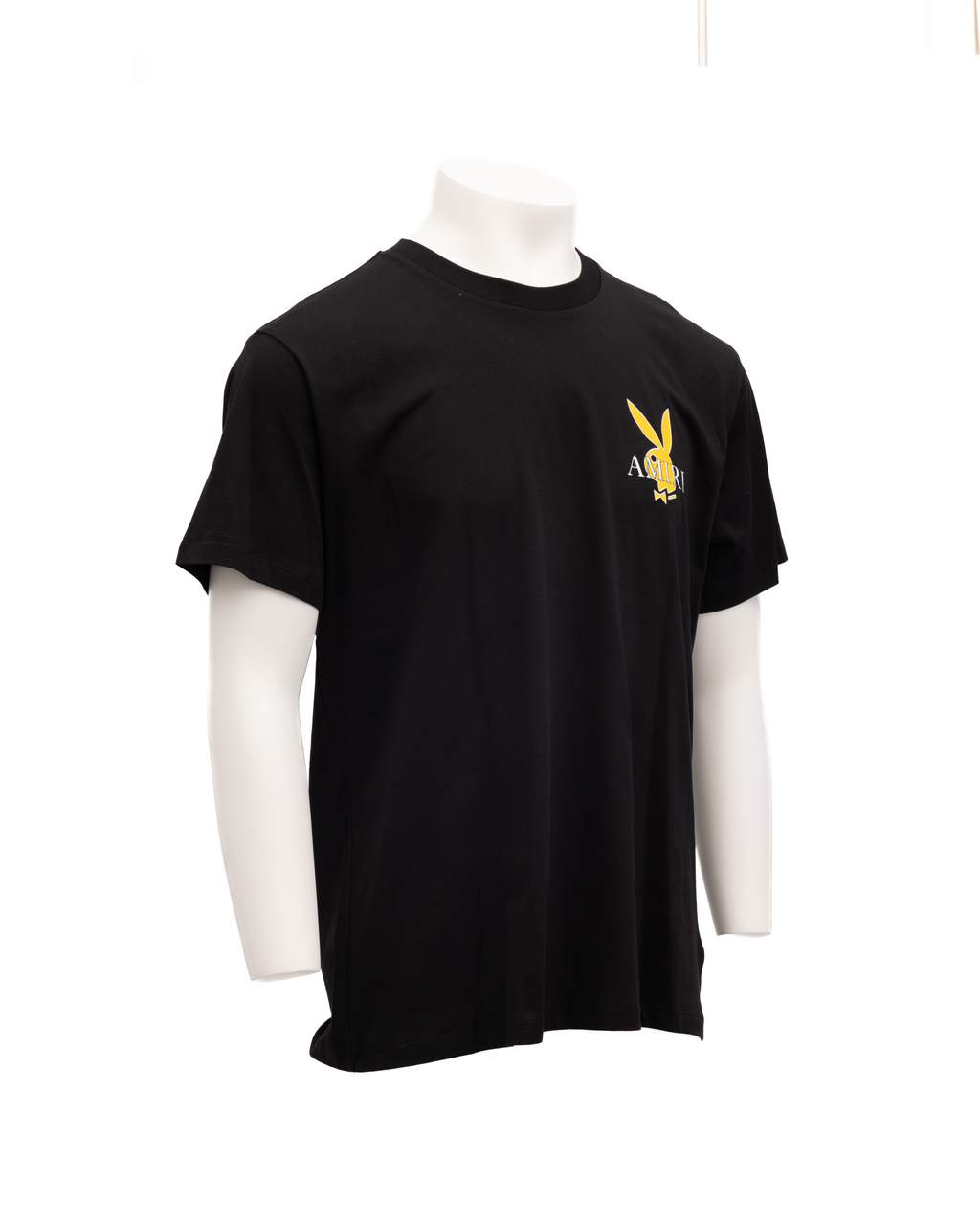 Schwarzes Baumwoll-T-Shirt Amiri