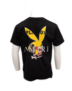 Schwarzes Baumwoll-T-Shirt Amiri