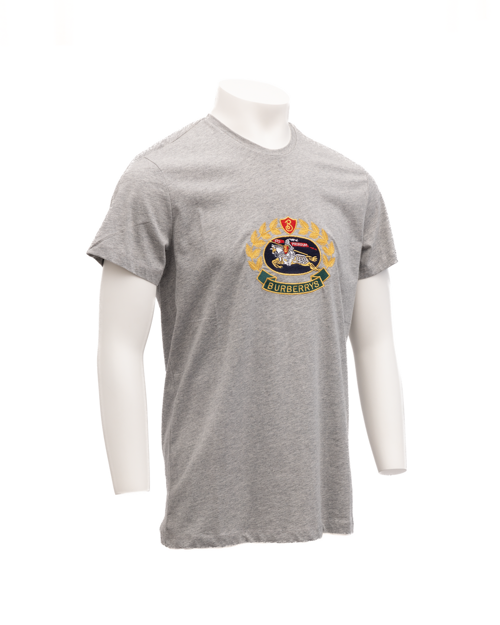 Graues Baumwoll-T-Shirt Burberry