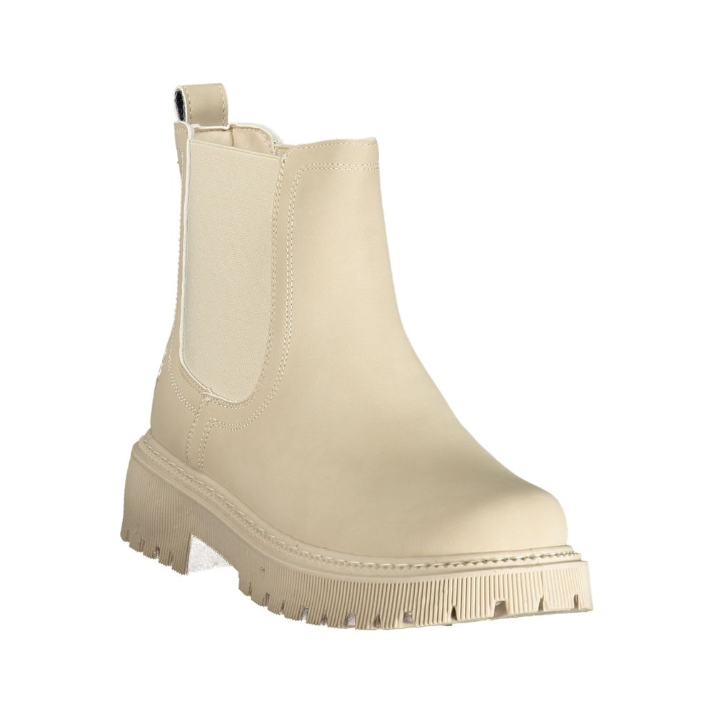 Beige Polyurethane Damen-Stiefeletten U.S. POLO ASSN.