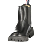 Schwarze Stiefeletten aus Polyurethan für Damen U.S. POLO ASSN.