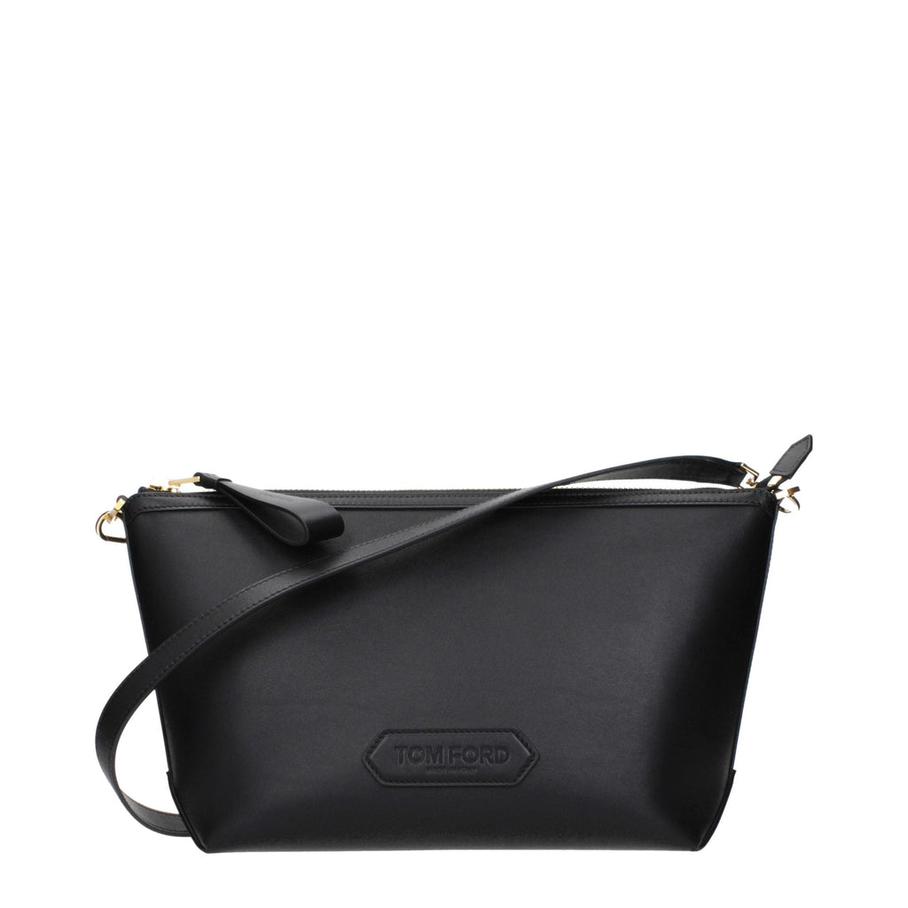 Schwarze Leder Umhängetasche Tom Ford