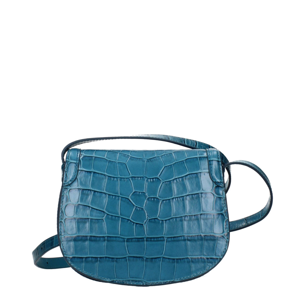 Hellblaue Umhängetasche aus Leder Tom Ford