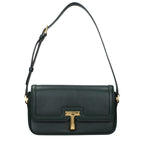 Grüne Leder Schultertasche Tom Ford