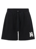 Schwarze Baumwoll-Bermudashorts Amiri