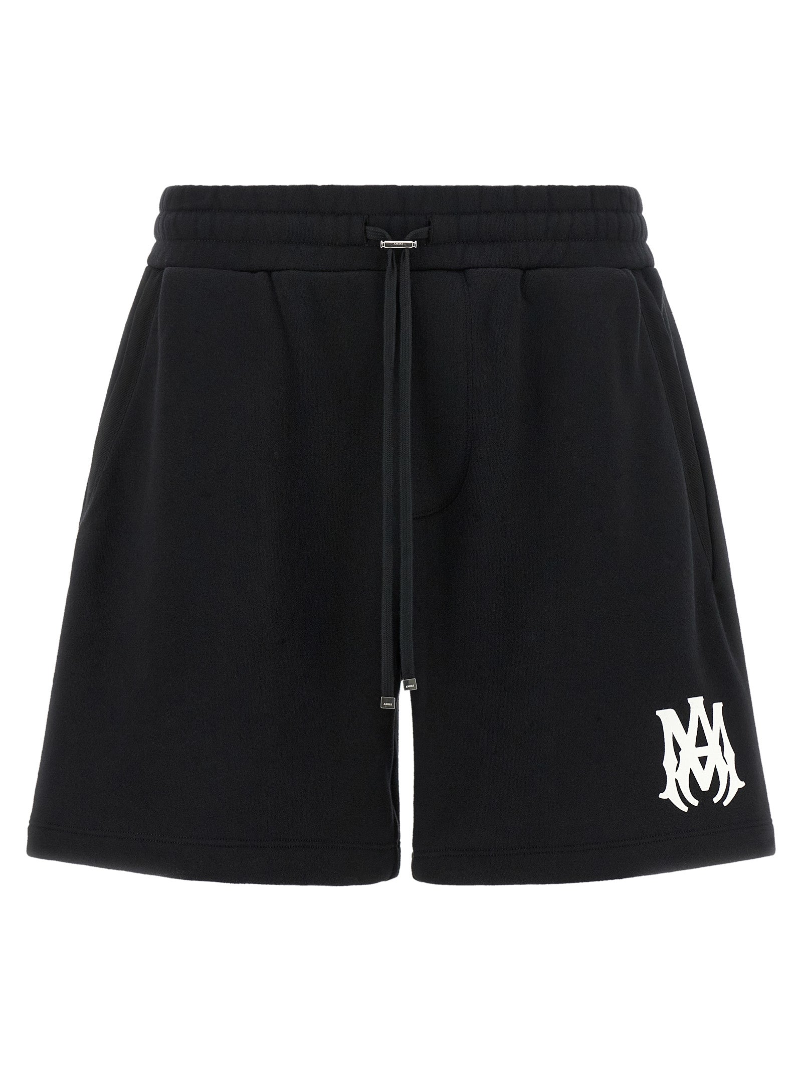 Schwarze Baumwoll-Bermudashorts Amiri