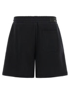 Schwarze Baumwoll-Bermudashorts Amiri