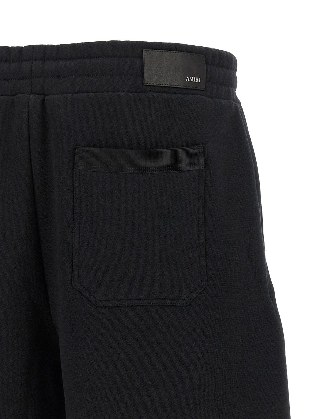Schwarze Baumwoll-Bermudashorts Amiri