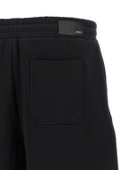 Schwarze Baumwoll-Bermudashorts Amiri