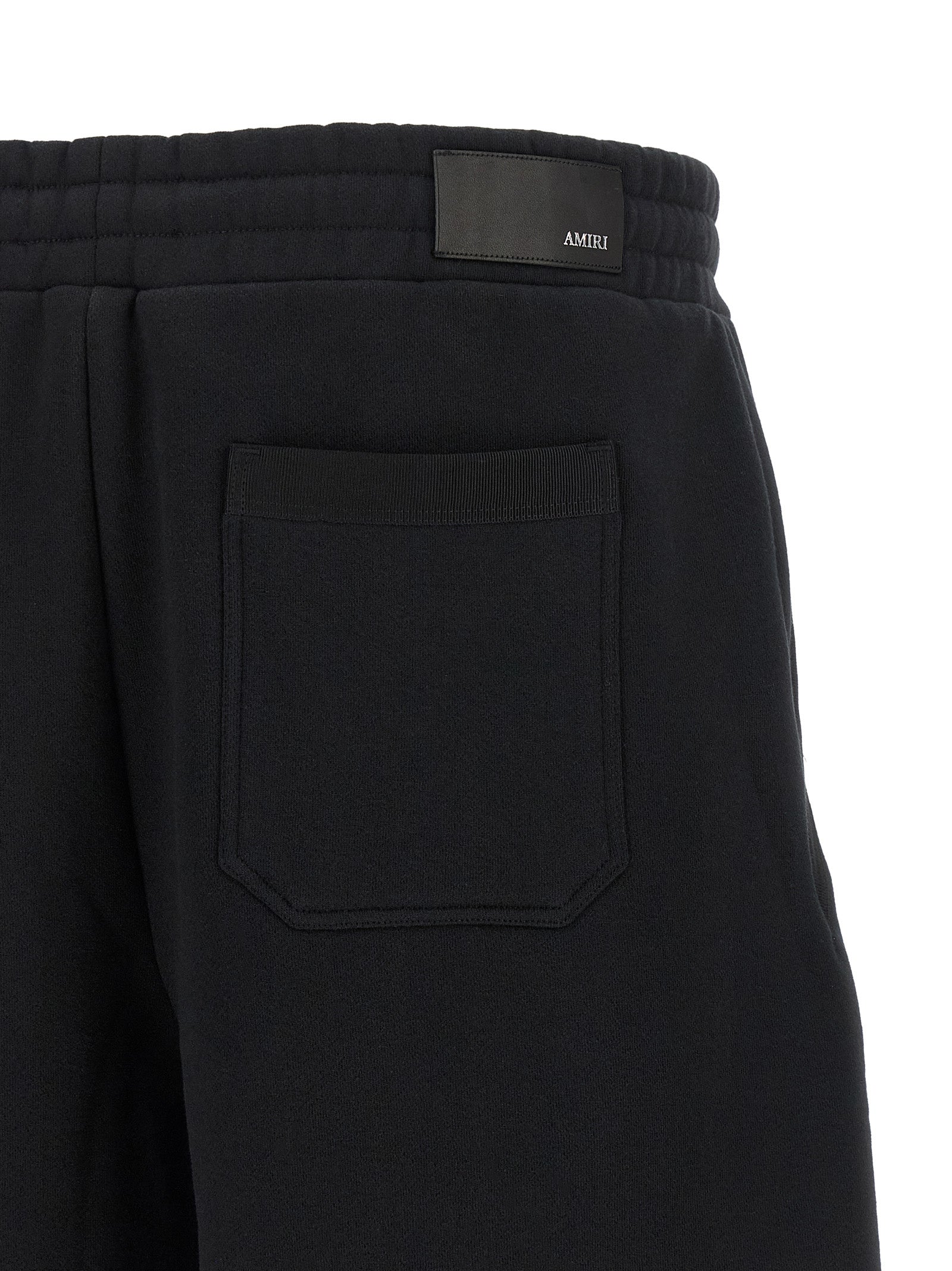 Schwarze Baumwoll-Bermudashorts Amiri