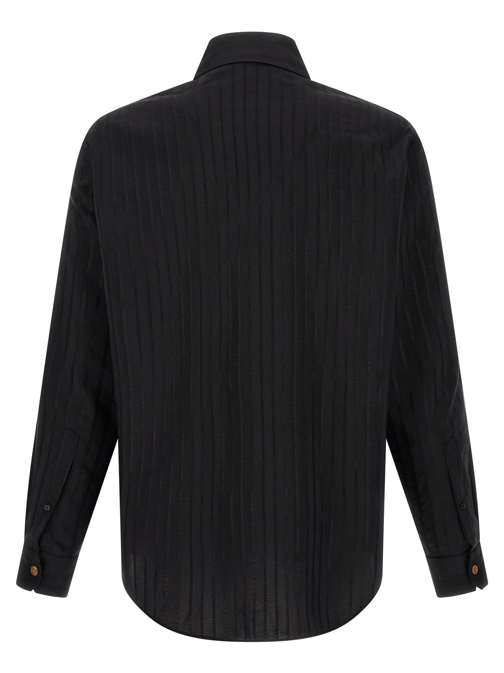 Schwarze Baumwollbluse Versace
