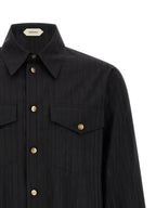 Schwarze Baumwollbluse Versace